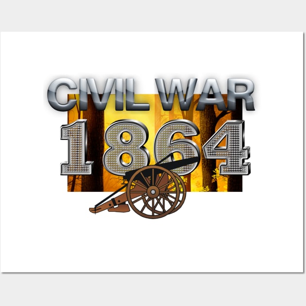 Civil War 1864 Wall Art by teepossible